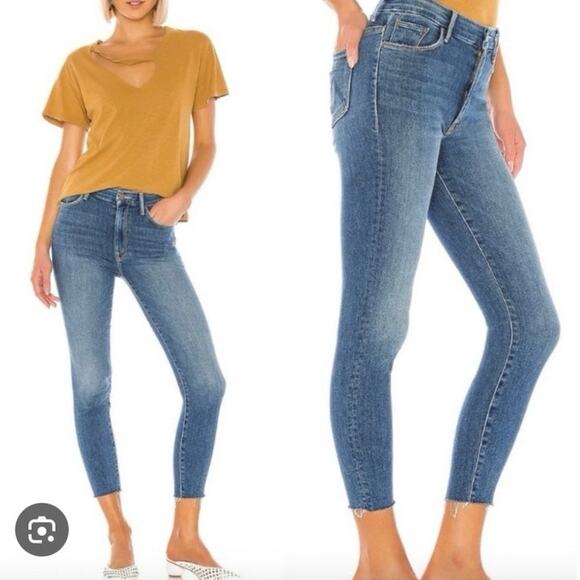 Mother high waisted looker ankle fray in big sky size 30 - Picture 1 of 8